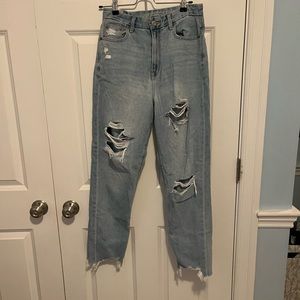 american eagle curvy mom jeans